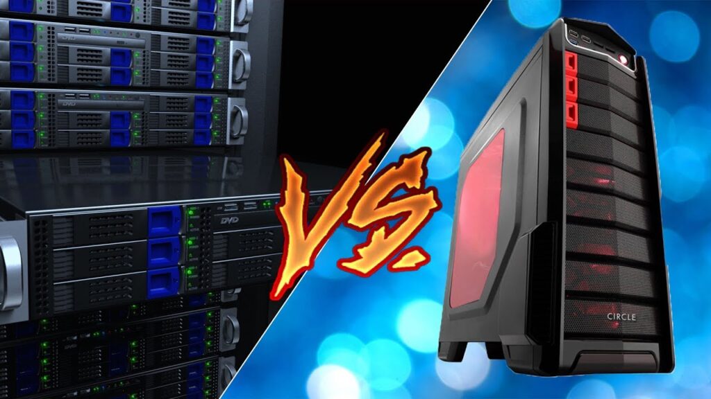 So sánh máy tính server và máy tính thông thường